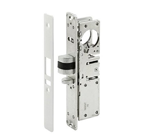 Pacific Doorware Storefront Door Mortise Deadlatch Adams Rite Style Lock in Aluminum (1-1/8" Backset, Right Hand)