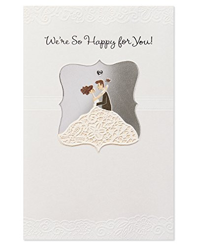 American Greetings Beautiful Life Wedding Card with Rhinestone
