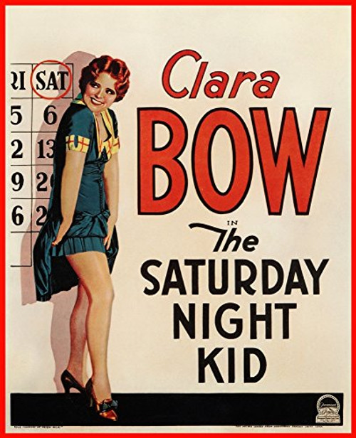 Posterazzi The Saturday Night Kid Clara Bow On Us Art 1929 Movie Masterprint Poster Print, (11 x 17) Posterazzi The Saturday Night Kid Clara Bow On Us Art 1929 Movie Masterprint Poster Print, (11 x 17)