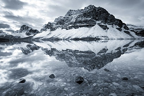 Posterazzi Bow Lake And Mount Crowfoot Banff National Park Alberta Canada Poster Print, (17 x 11) Posterazzi Bow Lake And Mount Crowfoot Banff National Park Alberta Canada Poster Print, (17 x 11)