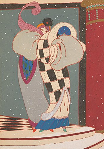 Posterazzi Modes et manieres d'aujourd'hui 1913 La Neige Poster Print by Charles Martin, (18 x 24)