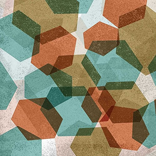 Posterazzi Collection Hexagon Composition II Poster Print by Edward Selkirk (12 x 12)