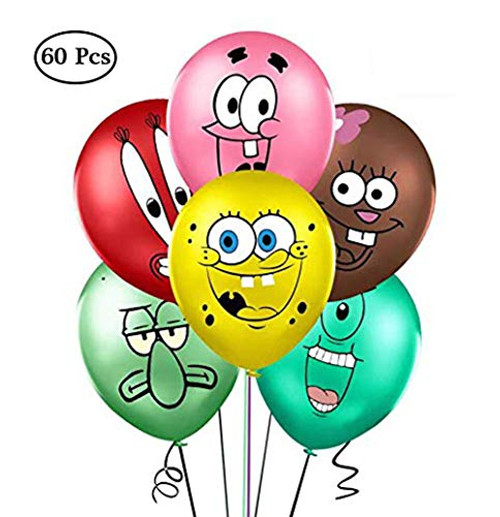 60 Pcs Spongebob Party Balloons for Kids, Spongebob Party Supplies, Spongebob Birthday Party Decorations for Boys Girls, 12 Inches 60 Pcs Spongebob Party Balloons for Kids, Spongebob Party Supplies, Spongebob Birthday Party Decorations for Boys Girls, 12 Inches