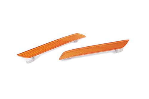 Clear/Amber Lens Front Bumper Side Reflector For BMW X5M E70 X6 E71 E72 (Amber Lens)