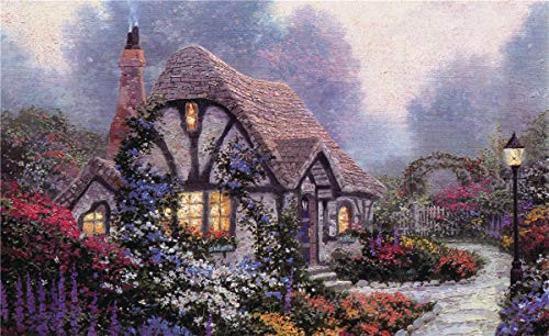 Jigsaw Puzzle 500 Pieces for Adult Cabin in The Woods Difficult Puzzles Kids Educational Famous Scenery Game Toys Gift