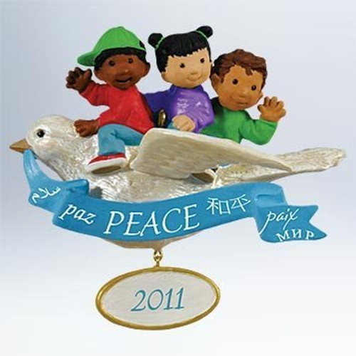 Believe In Peace 2011 Hallmark Ornament - QXI2287 by Hallmark Keepsakes Believe In Peace 2011 Hallmark Ornament - QXI2287 by Hallmark Keepsakes