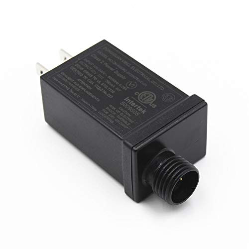 12V 9W LED Power Supply Low Voltage LED Transformer UL Class 2 Power Supply IP44 LED Driver US Plug LED Adapter For String Light, Christmas Tree, Projector Light, Lawn Lamp (12V9W 2Pack)