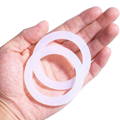 Litorange 20 PCS Reusable Food Grade Silicone Seals for Leak Proof Mason Jar Lids (Regular Mouth 2-3/4"),Plastic Storage Lids Gaskets fit Ball, Kerr - Pack of 20