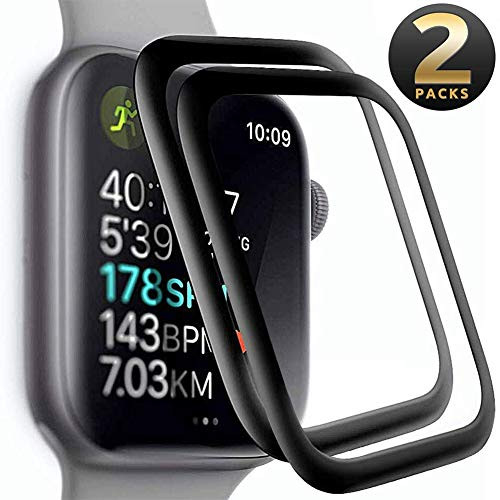 Apple Watch Series 5 Screen Protector 40mm [2 - Pack] iWatch 40mm Screen Protector,Anti-Scratch Resistant Full Coverage Scratch-Proof Screen Film for Apple Watch Series 4/5 40mm