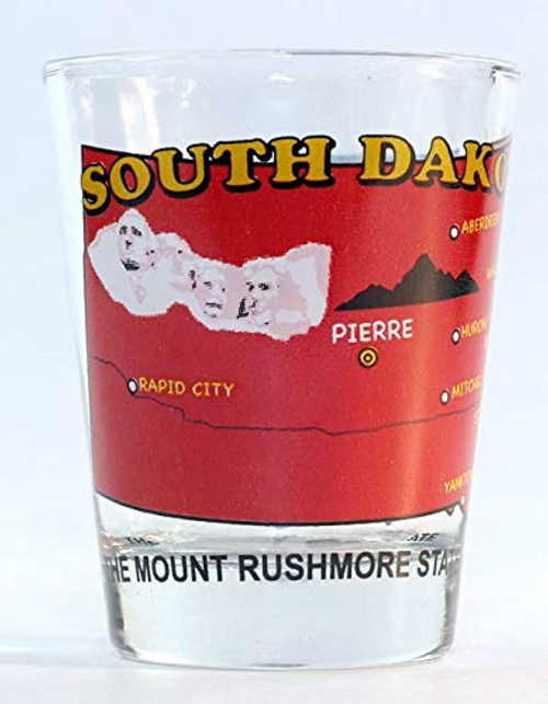 South Dakota Mount Rushmore State All-American Collection Shot Glass
