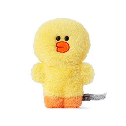 LINE FRIENDS Plush Figure - Sally Character Flat Fur Standing Stuffed Animal Toy