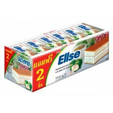 Ellse Brand Layer Coconut Flavored Cake with White Cream 12.70oz