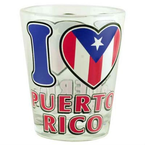 Puerto Rico "I Love Puerto Rico" Shot Glass