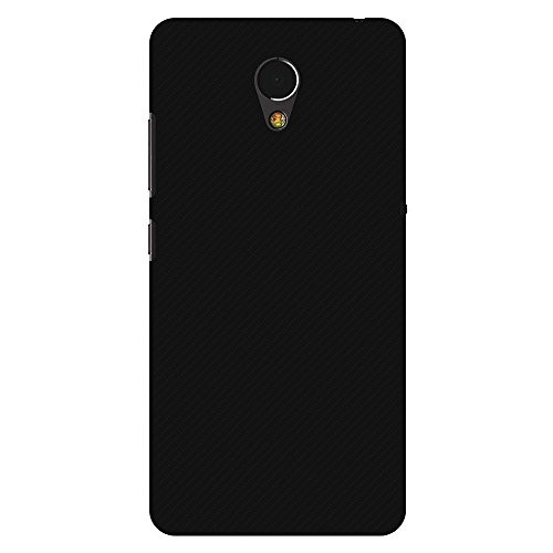 AMZER Slim Handcrafted Designer Printed Hard Shell Case Back Cover For Lenovo P2 - Carbon Black With Texture