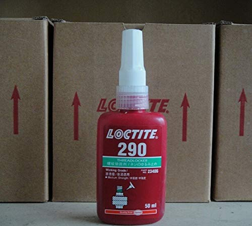 Genuine Henkel Loctite 290/50ML Threadlocking Adhesive, Medium/High Strength, 50 mL