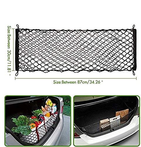 POZEL Envelope Style Trunk Rear Cargo Net Organizer for Toyota Camry (2012-present)