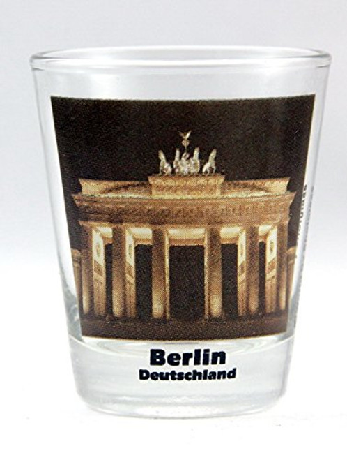 Berlin Germany Brandenburg Gate Collectible Photo Shot Glass Berlin Germany Brandenburg Gate Collectible Photo Shot Glass