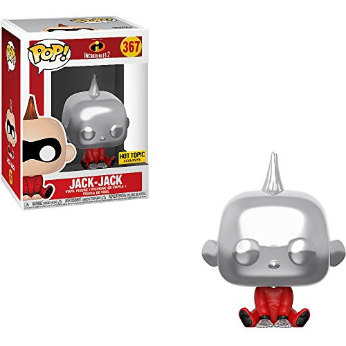 Funko Jack-Jack (Hot Topic Exc) Pop Vinyl Figure & 1 Compatible Graphic Protector Bundle (31432 - B)