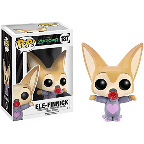 Ele-Finnick: Zootopia x Funko POP! Disney Vinyl Figure & 1 POP! Compatible PET Plastic Graphical Protector Bundle [#187 / 07152 - B]