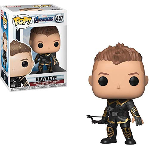 Hawkeye: Avengers - Endgame x Funko POP! Marvel Vinyl Figure & 1 POP! Compatible PET Plastic Graphical Protector Bundle [#457 / 36669 - B]