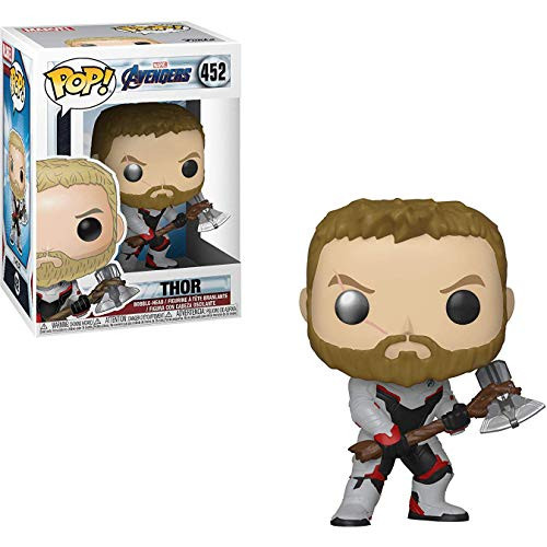 Thor: Avengers - Endgame x Funko POP! Marvel Vinyl Figure & 1 POP! Compatible PET Plastic Graphical Protector Bundle [#452 / 36662 - B]