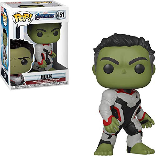 Hulk: Avengers - Endgame x Funko POP! Marvel Vinyl Figure & 1 POP! Compatible PET Plastic Graphical Protector Bundle [#451 / 36659 - B]