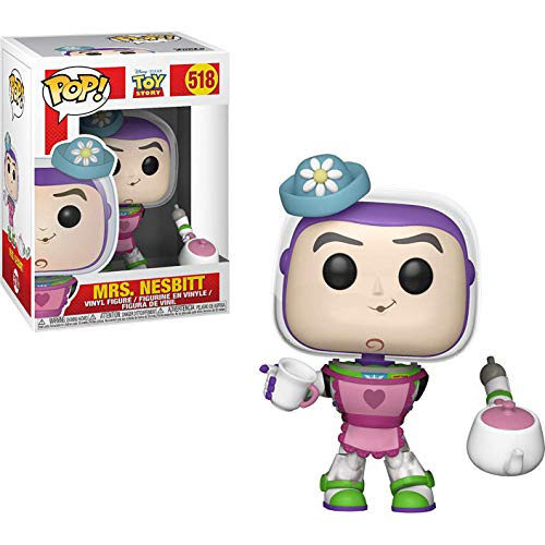 Funko Mrs. Nesbit: Disney Pixar Toy Story x POP! Vinyl Figure & 1 POP! Compatible PET Plastic Graphical Protector Bundle [#518 / 37011 - B]