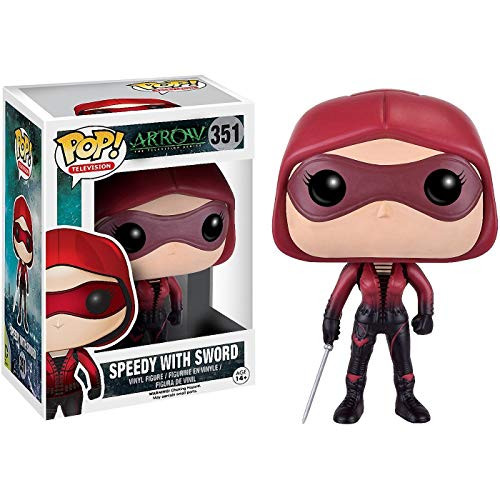 Funko Speedy w/ Sword: Arrow x POP! TV Vinyl Figure & 1 POP! Compatible PET Plastic Graphical Protector Bundle [#351 / 10084 - B]