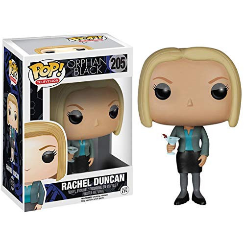 Funko Rachel Duncan: Orphan Black x POP! TV Vinyl Figure & 1 PET Plastic Graphical Protector Bundle [#205 / 05035 - B]