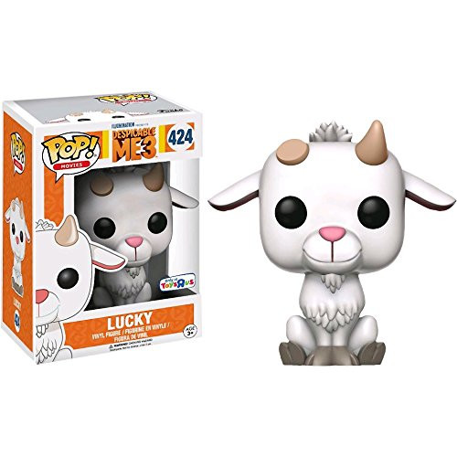 Funko Lucky (Toys R Us Exclusive) POP! Movies x Despicable Me 3 Vinyl Figure + 1 Free CG Animation Themed Trading Card Bundle (13590)