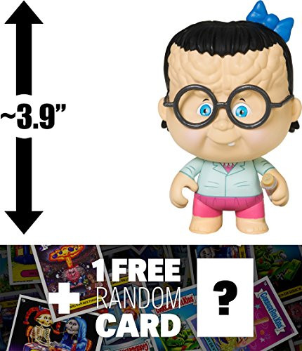 Garbage Pail Kids Brainy Janie: ~3.9" x Funko Mystery Minis Mini-Figure Series #2 + 1 Free GPK Trading Card/Sticker Bundle (108454)