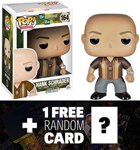 Breaking Bad Hank Schrader: Funko POP! x Vinyl Figure + 1 Free Official Trading Card Bundle