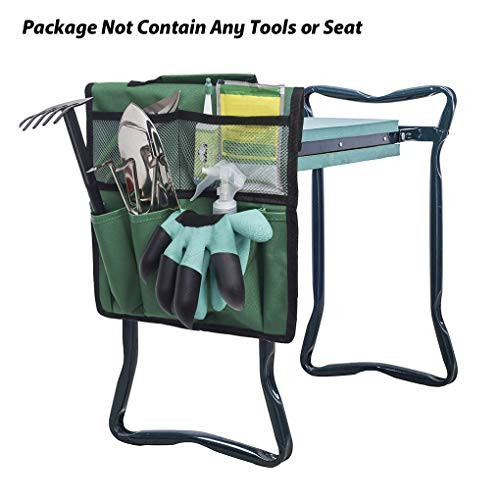 Garden Kneeler Tools Bag Garden Stool Storage Bag Gardening Kneeling Chair Bag Oxford Cloth Storage Bag with Handle for Garden Kneeler Seat