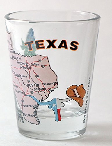 Texas The Lone Star State All-American Collection Shot Glass