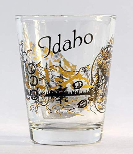 Idaho Wilderness Elk & Bear Shot Glass