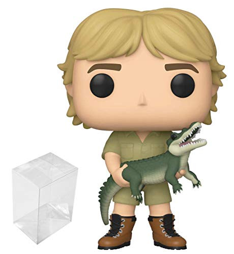 Funko Pop! TV: Crocodile Hunter - Steve Irwin Bundle with 1 PopShield Pop Box Protector