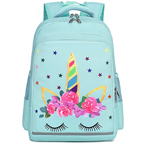 Preschool Backpack for Kids Girls Toddler Backpack Kindergarten School Bookbags (Y0058 Unicorn Mint Green) Preschool Backpack for Kids Girls Toddler Backpack Kindergarten School Bookbags (Y0058 Unicorn Mint Green)