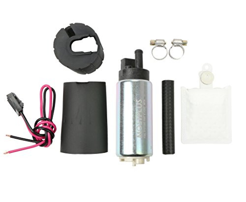 MOSTPLUS 255LPH High Performance Offset Inlet EFI Fuel Pump Kit Replace HFP-342