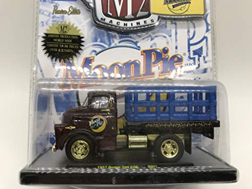 M2 Machines by M2 Collectible 1 of 500 Worldwide Chase Car with Gold or Special Wheels & Unique Design MoonPie 1957 Dodge 700 COE MN01 13-05 Brown/Blue Details Like NO Other! M2 Machines by M2 Collectible 1 of 500 Worldwide Chase Car with Gold or Special Wheels & Unique Design MoonPie 1957 Dodge 700 COE MN01 13-05 Brown/Blue Details Like NO Other!