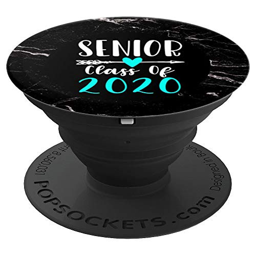 class of 2020 senior graduate graduation gift student school PopSockets Grip and Stand for Phones and Tablets
