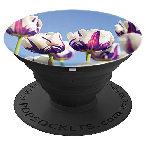 Floral Pattern Tulips Spring Flowers PopSockets Grip and Stand for Phones and Tablets Floral Pattern Tulips Spring Flowers PopSockets Grip and Stand for Phones and Tablets