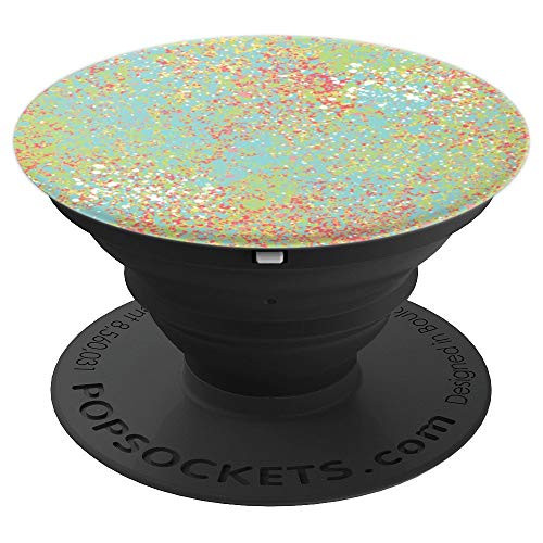 Splatter Paint Abstract Art Design Pretty Spring Colors PopSockets Grip and Stand for Phones and Tablets