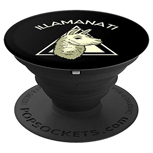 Llama Alpaca Illaminat Illuminati Funny Lama Rama Gift Idea PopSockets Grip and Stand for Phones and Tablets