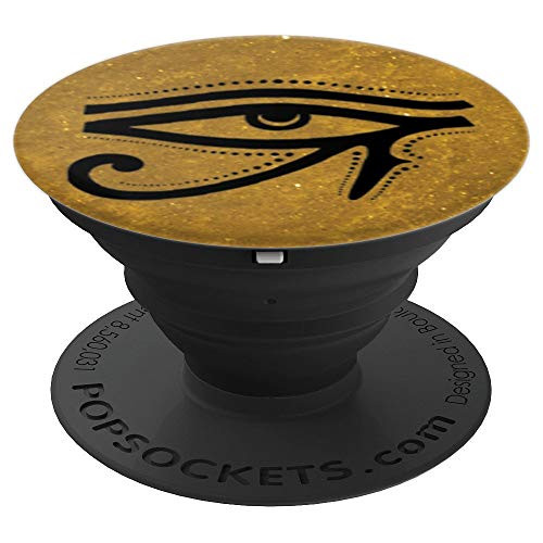 Egyptian Eye of Ra Horus Gift for Egyptologist Archaeologist PopSockets Grip and Stand for Phones and Tablets