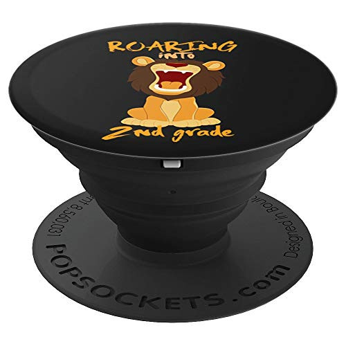 Roaring Into 2nd Grade Back To School Lion Rawr PopSockets Grip and Stand for Phones and Tablets Roaring Into 2nd Grade Back To School Lion Rawr PopSockets Grip and Stand for Phones and Tablets