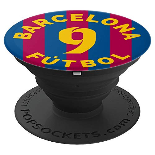 PopSockets: Barcelona Football Soccer Fan Futbol - Number 9 PopSockets Grip and Stand for Phones and Tablets PopSockets: Barcelona Football Soccer Fan Futbol - Number 9 PopSockets Grip and Stand for Phones and Tablets