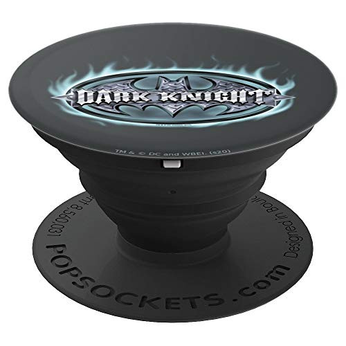 The Dark Knight Batman Dark Knight Steel Shield PopSockets Grip and Stand for Phones and Tablets