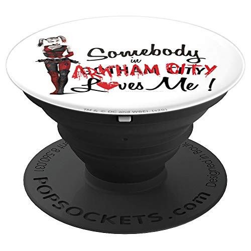 Batman: Arkham City Harley Quinn Somebody Loves Me PopSockets Grip and Stand for Phones and Tablets Batman: Arkham City Harley Quinn Somebody Loves Me PopSockets Grip and Stand for Phones and Tablets