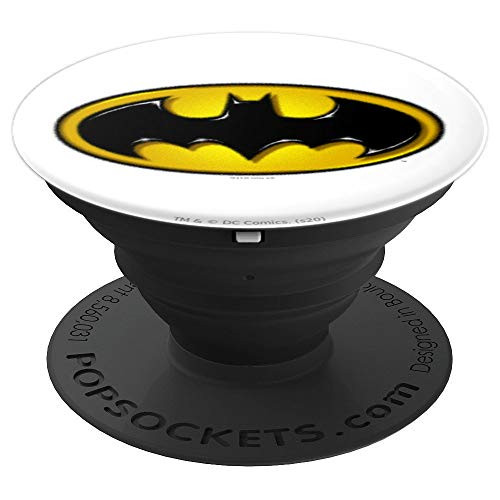 Batman Airbrush Bat Symbol PopSockets Grip and Stand for Phones and Tablets