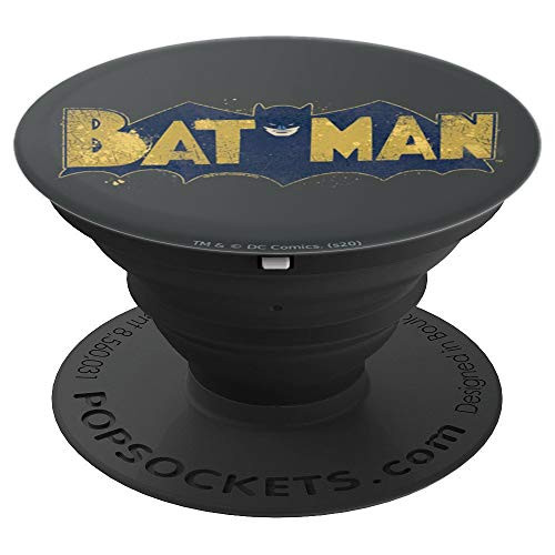Batman Vintage Logo Splatter PopSockets Grip and Stand for Phones and Tablets